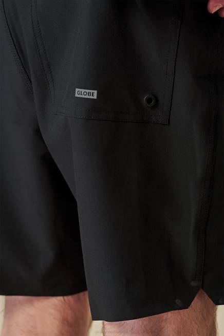 Globe Brand облекло PZ2X353 черен всяко издуване бордшорт