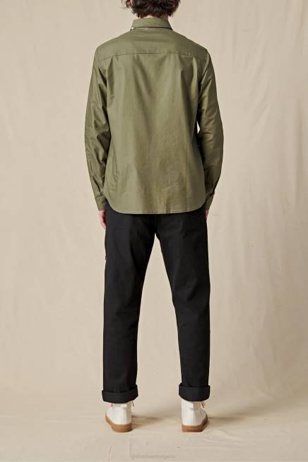 Globe Brand облекло PZ2X318 маслина основа l/s риза