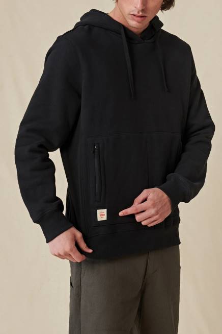 Globe Brand облекло PZ2X323 черен едър качулка
