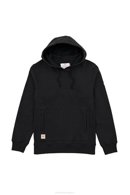 Globe Brand облекло PZ2X323 черен едър качулка