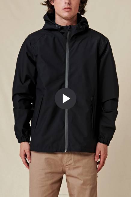 Globe Brand облекло PZ2X334 черен прекъсвач спрей яке