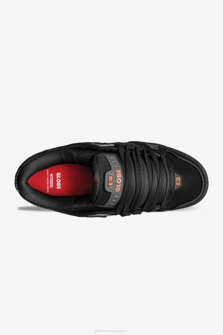 Globe Brand обувки PZ2X46 черно/въглен/червено сабя