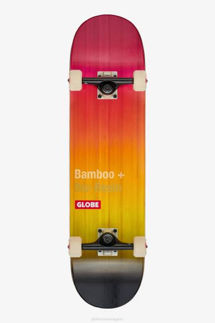 Globe Brand скейтбордове PZ2X170 бамбук/розово черно избледняване g3 bar 8.25" пълен
